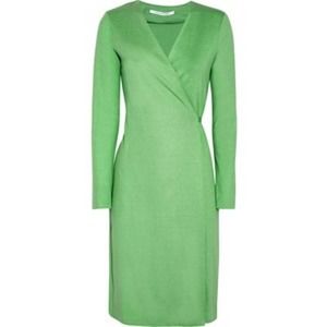 Diane Von Furstenberg Terrazzo Wrap Dress - Fresh Lime